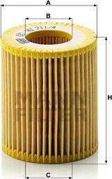 Mann-Filter HU 711/4 x - Filtro de aceite parts5.com