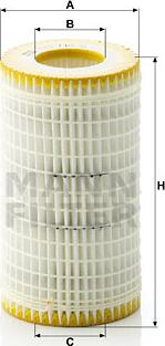 Mann-Filter HU 718/5 x - Φίλτρο λαδιού parts5.com