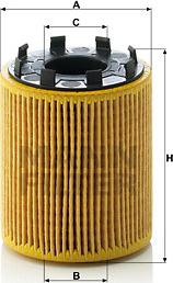 Mann-Filter HU 713/1 x - Oil Filter parts5.com