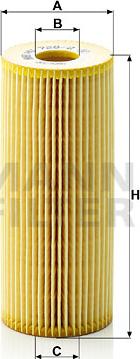 Mann-Filter HU 726/2 x - Масляный фильтр parts5.com