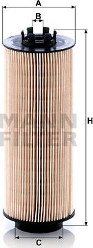 Mann-Filter PU 966/2 x - Filtru combustibil parts5.com