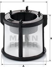 Mann-Filter PU 51 x - Топливный фильтр parts5.com