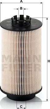 Mann-Filter PU 1059 x - Filtro combustible parts5.com