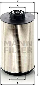 Mann-Filter PU 1058 x - Filtru combustibil parts5.com