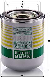 Mann-Filter TB 1394/8 x - Air Dryer Cartridge, compressed-air system parts5.com