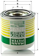 Mann-Filter TB 1364 x - Air Dryer Cartridge, compressed-air system parts5.com