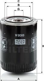 Mann-Filter W 9066 - Filtru ulei parts5.com