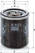 Mann-Filter W 6025 - Oljni filter parts5.com