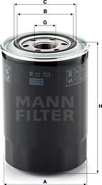 Mann-Filter W 10 703 - Ölfilter parts5.com