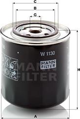 Mann-Filter W 1130 - Φίλτρο λαδιού parts5.com