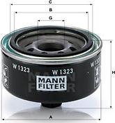 Mann-Filter W 1323 - Filtro de aceite parts5.com