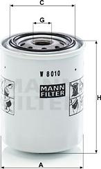 Mann-Filter W 8010 - Масляный фильтр parts5.com