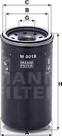 Mann-Filter W 8018 - Olejový filtr parts5.com