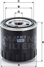 Mann-Filter W 8013 - Масляный фильтр parts5.com