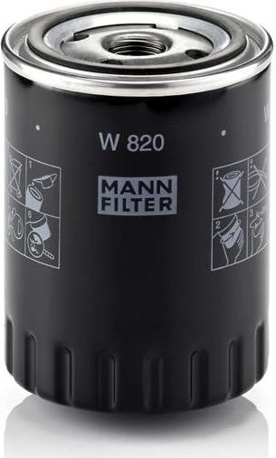 Mann-Filter W 820 - Filter za ulje parts5.com