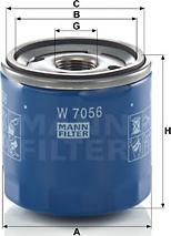 Mann-Filter W 7056 - Oil Filter parts5.com