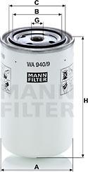 Mann-Filter WA 940/9 - Jäähdytysnestesuodatin parts5.com