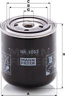 Mann-Filter WA 9002 - Filtru agent frigorific parts5.com