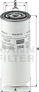 Mann-Filter WDK 962/16 - Горивен филтър parts5.com