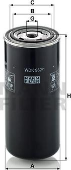 Mann-Filter WDK 962/1 - Filtru combustibil parts5.com