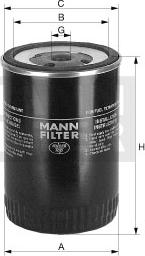 Mann-Filter WK 8003 - Filtre à carburant parts5.com