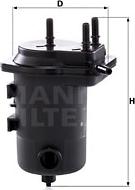 Mann-Filter WK 939/8 x - Kraftstofffilter parts5.com