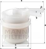 Mann-Filter WK 42/10 - Polttoainesuodatin parts5.com