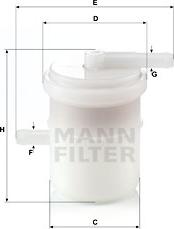 Mann-Filter WK 42/81 - Filtru combustibil parts5.com