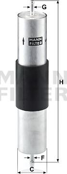 Mann-Filter WK 516/1 - Filtru combustibil parts5.com