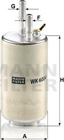 Mann-Filter WK 6004 - Filter goriva parts5.com