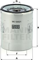 Mann-Filter WK 1040/1 x - Kraftstofffilter parts5.com