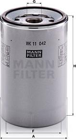 Mann-Filter WK 11 042 z - Fuel filter parts5.com