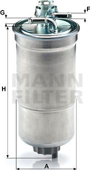 Mann-Filter WK 853/3 x - Üzemanyagszűrő parts5.com