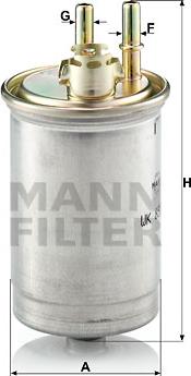 Mann-Filter WK 853/7 - Fuel filter parts5.com