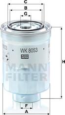 Mann-Filter WK 8053 z - Palivový filtr parts5.com