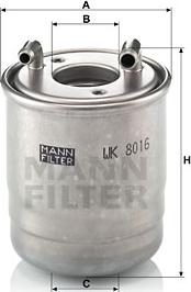 Mann-Filter WK 8016 x - Filter goriva parts5.com