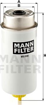 Mann-Filter WK 8105 - Filtru combustibil parts5.com