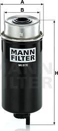 Mann-Filter WK 8170 - Filtru combustibil parts5.com