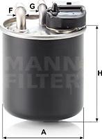 Mann-Filter WK 820/16 - Palivový filtr parts5.com