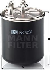 Mann-Filter WK 820/1 - Filter goriva parts5.com