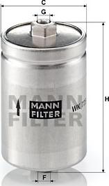 Mann-Filter WK 725 - Filtre à carburant parts5.com