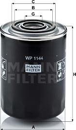 Mann-Filter WP 1144 - Filtr oleju parts5.com