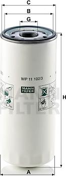 Mann-Filter WP 11 102/3 - Φίλτρο λαδιού parts5.com