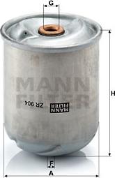 Mann-Filter ZR 904 x - Ölfilter parts5.com