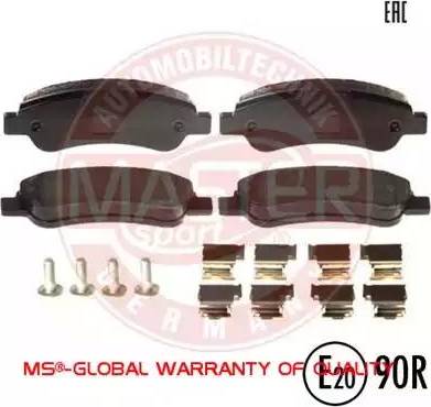 MASTER-SPORT GERMANY 13046048122-SET-MS - Σετ τακάκια, δισκόφρενα parts5.com