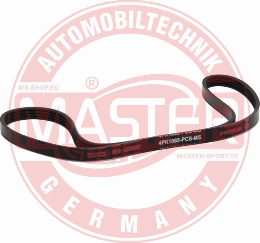 MASTER-SPORT GERMANY 4PK1065-PCS-MS - V-Ribbed Belt parts5.com