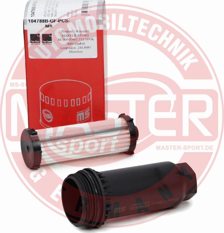 MASTER-SPORT GERMANY 104788B-GF-PCS-MS - Filter hidravlike, avtomatski menjalnik parts5.com