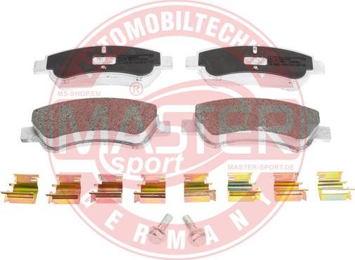 MASTER-SPORT GERMANY 13046039942K-SET-MS - Piduriklotsi komplekt,ketaspidur parts5.com