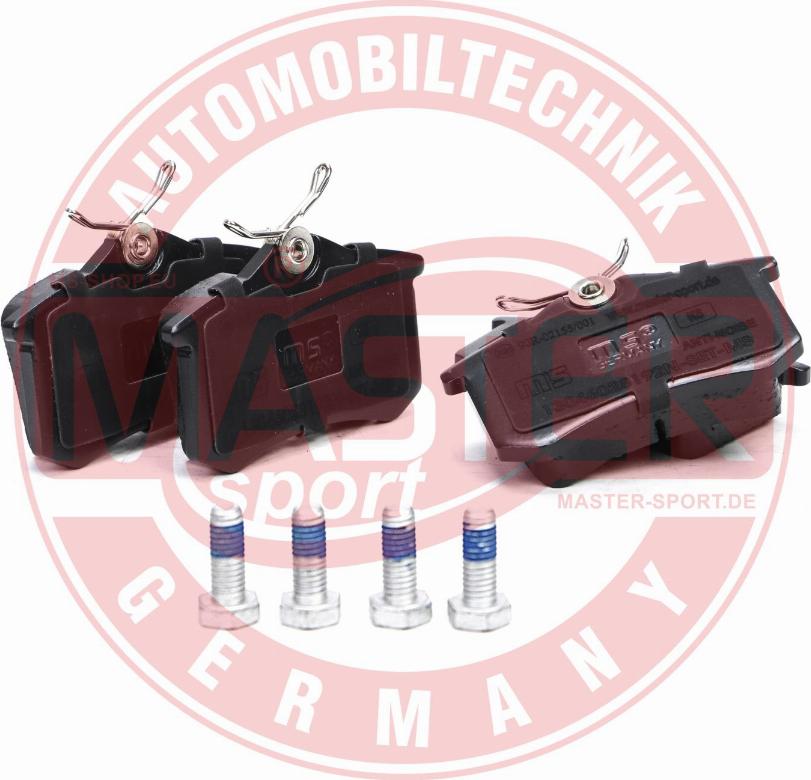 MASTER-SPORT GERMANY 13046028192N-SET-MS - Komplet zavornih oblog, ploscne (kolutne) zavore parts5.com