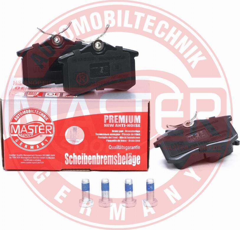 MASTER-SPORT GERMANY 13046028192N-SET-MS - Komplet zavornih oblog, ploscne (kolutne) zavore parts5.com